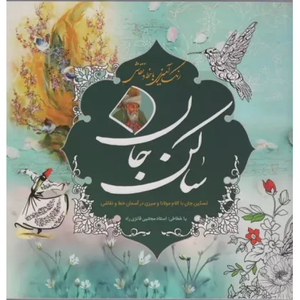 کتاب رنگ آمیزی با خط و نقاشی ساکن جان